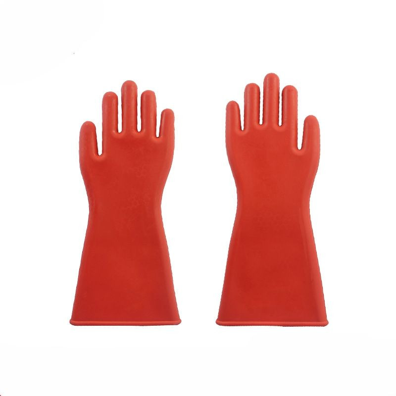 Insulating gloves high voltage electrician