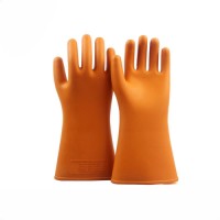 Insulating gloves high voltage electrician
